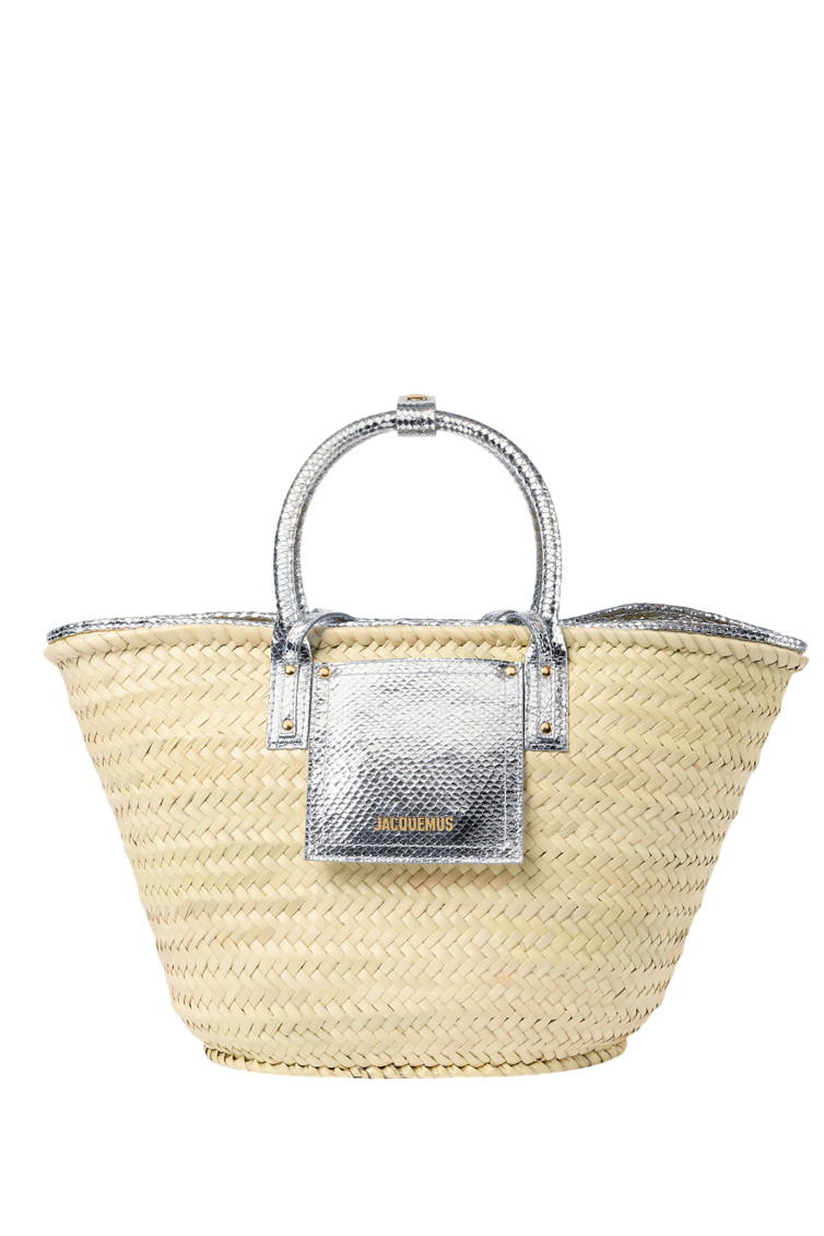 Jacquemus Natural Soli Large Tote In Neutral