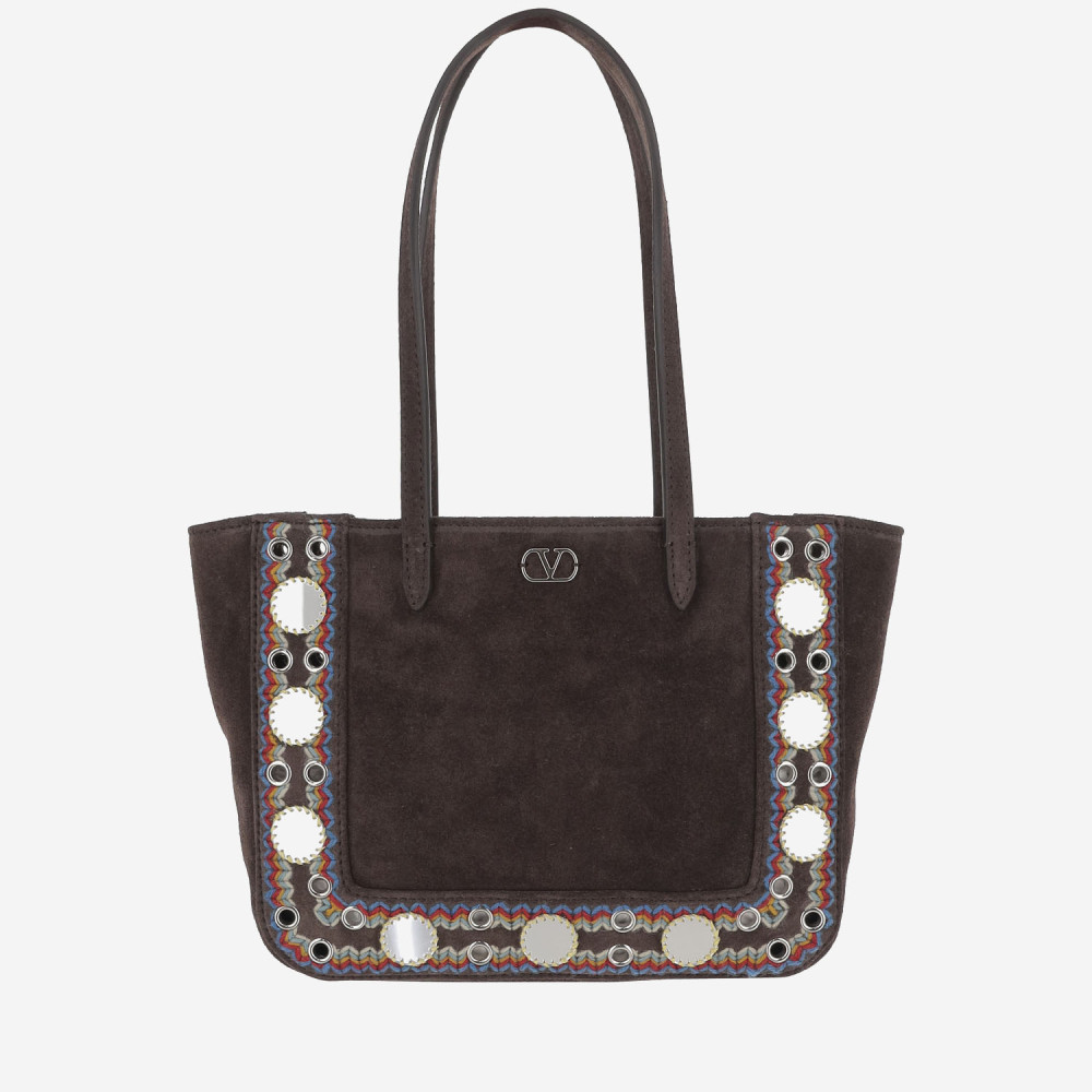 Valentino Brown Nellcote Tote In Brown