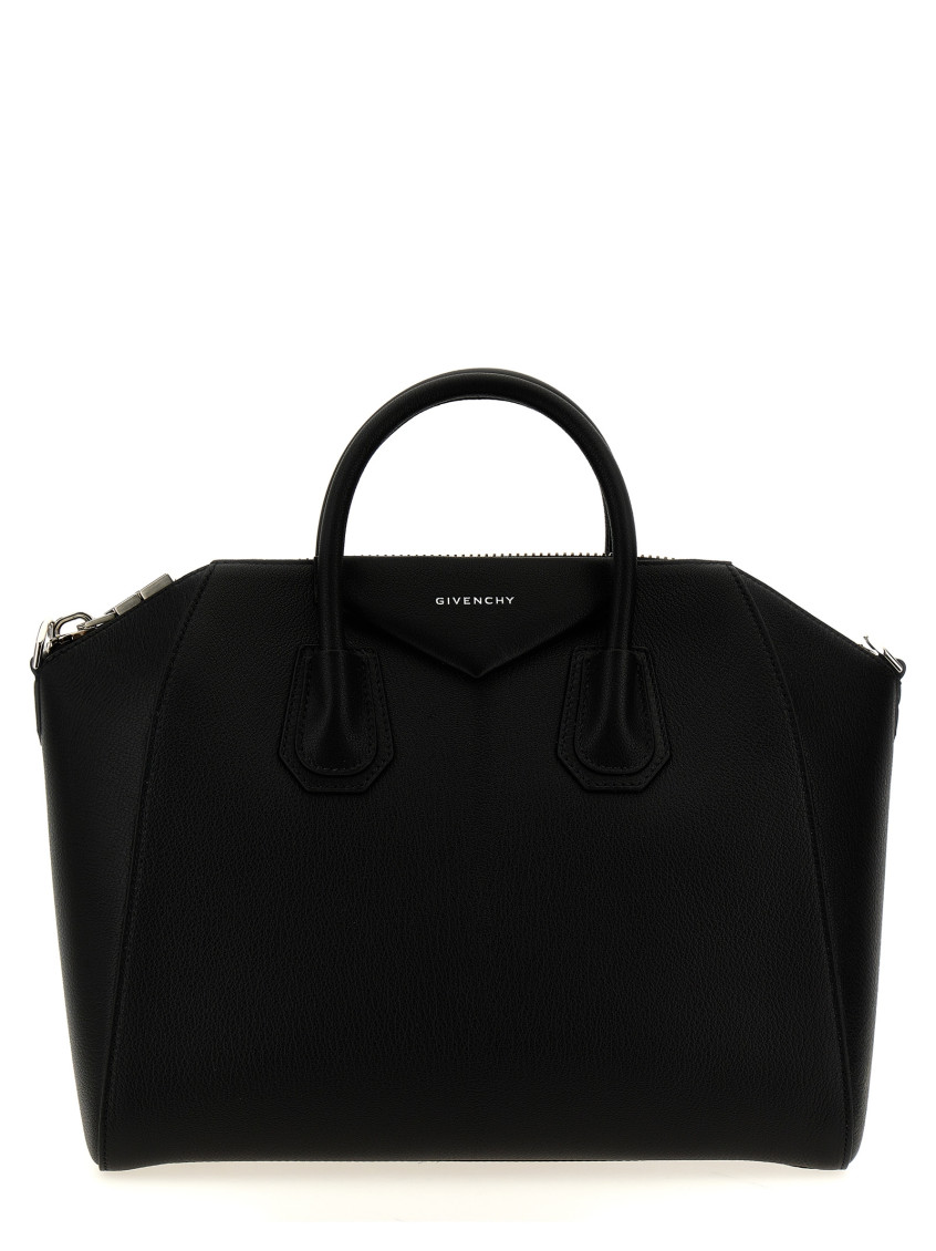 Shop Givenchy Black Antigona Medium Handbag