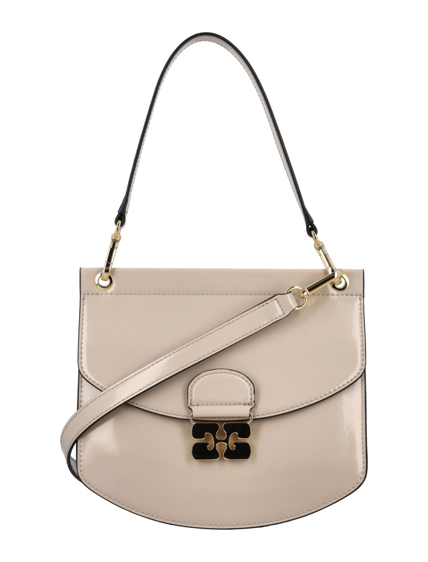 Ganni Apo-g Patent Small Bag