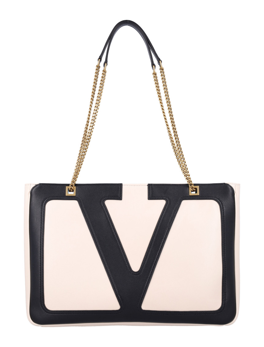 Valentino Garavani Off White Viva Superstar Tote
