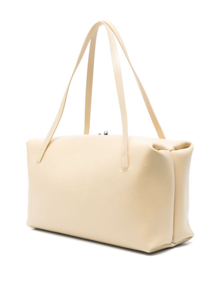 【関税＆送料込み】Jil Sander Medium Goji Pillow Tote Bag I Jil Sander Medium Goji Pillow Leather Shoulder Bag | Red