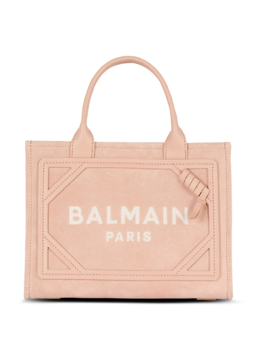 Balmain Pink B-army Small Tote