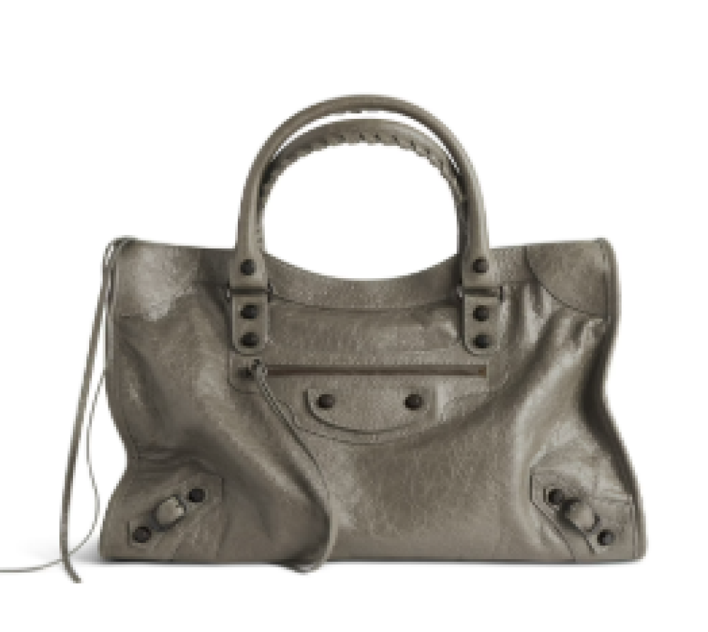 Balenciaga Green Le City Medium Satchel