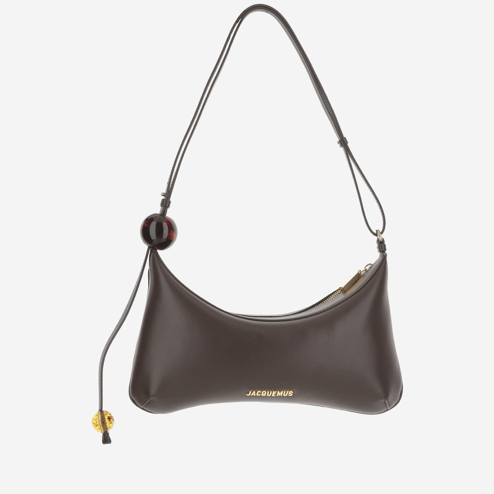 Jacquemus Brown Le Bisou Perle Shoulder Bag