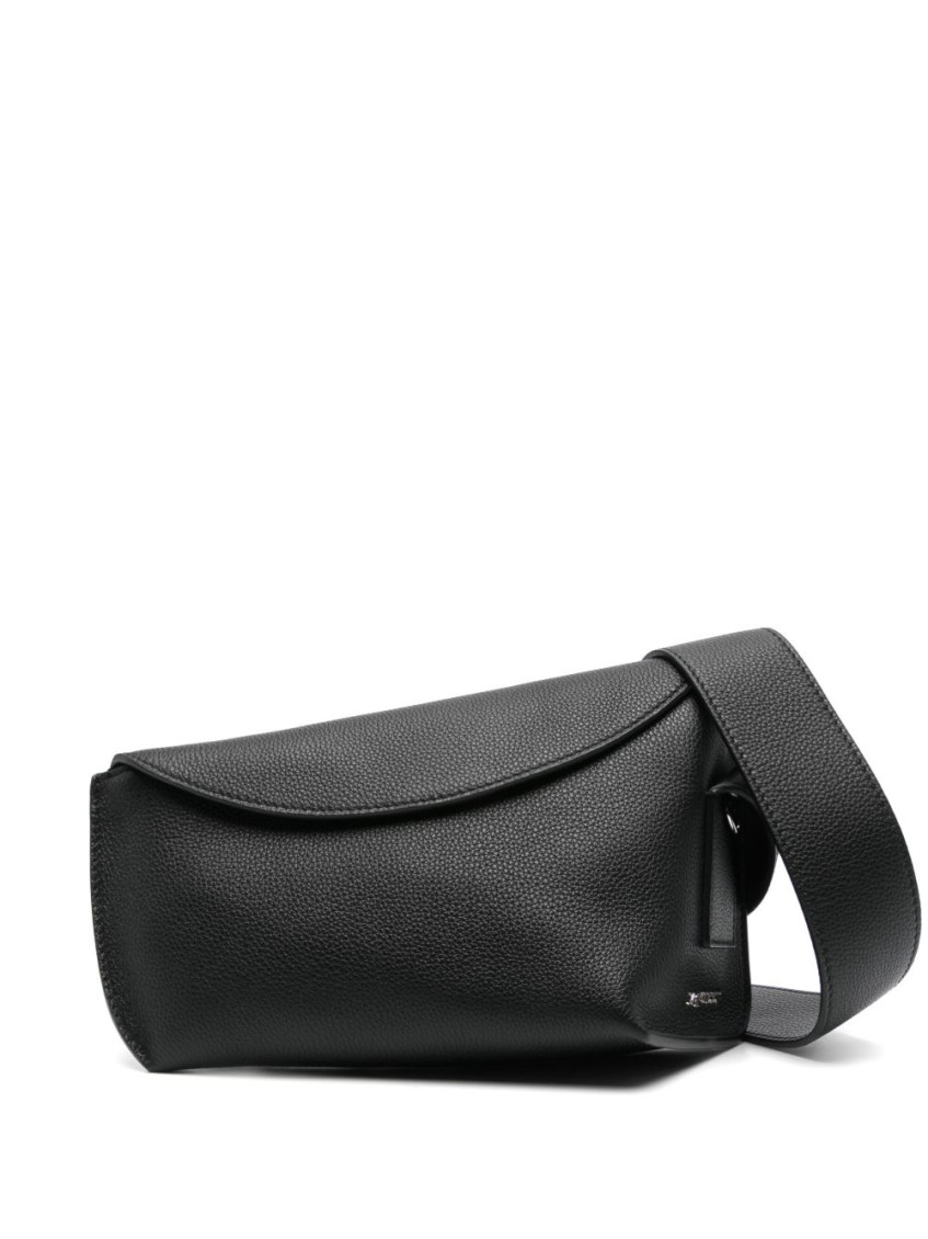 Alexander Mcqueen T-bar Sling Pebbled-leather Shoulder Bag