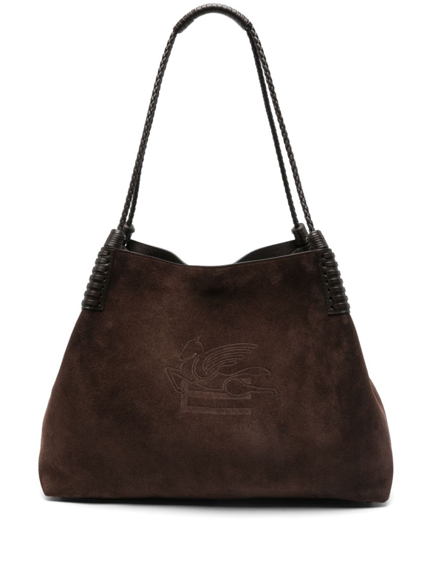 Etro Shoulder Bags With Dual Handles And Rectangular Shape In Burgundy