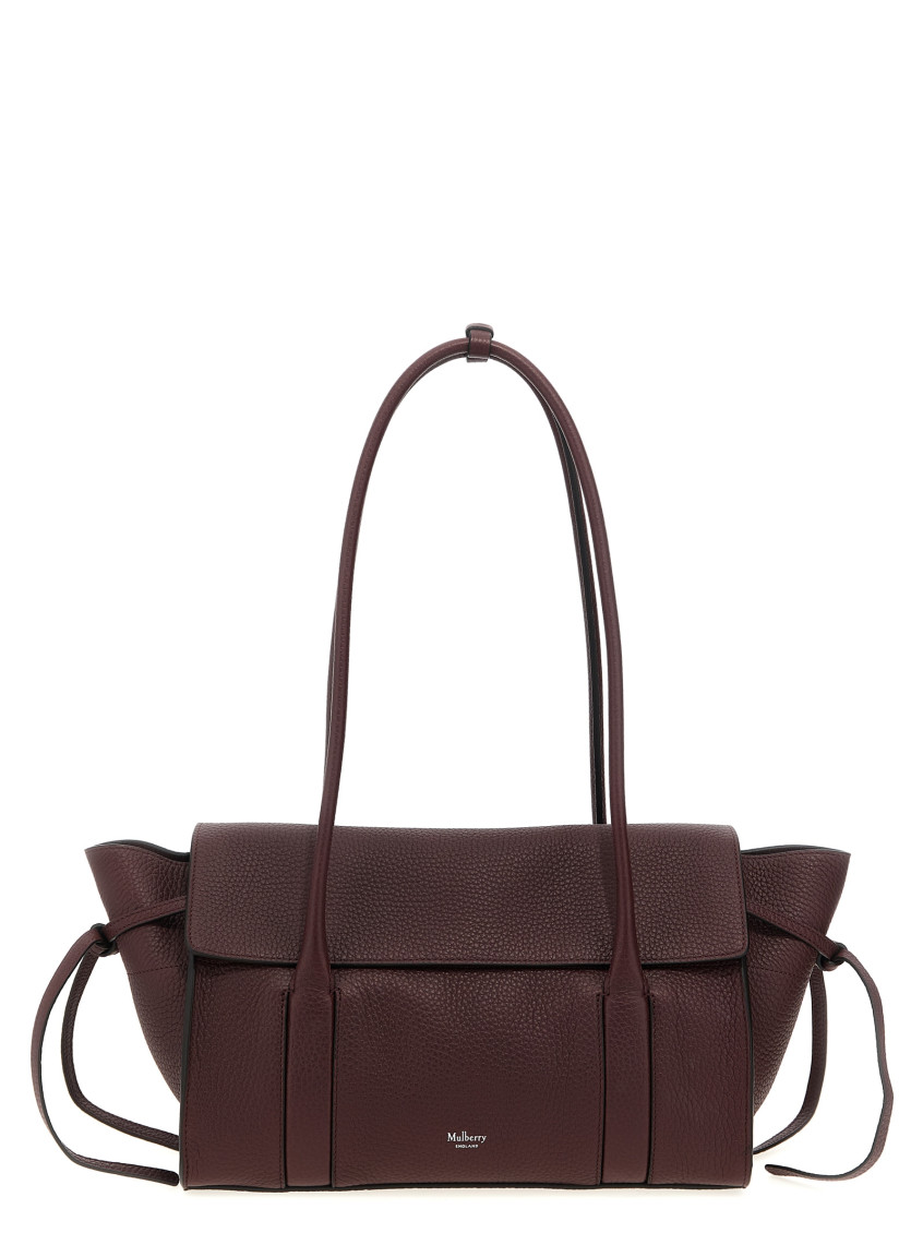 MULBERRY DARK PURPLE BAYSWATER SMALL SHOULDER BAG