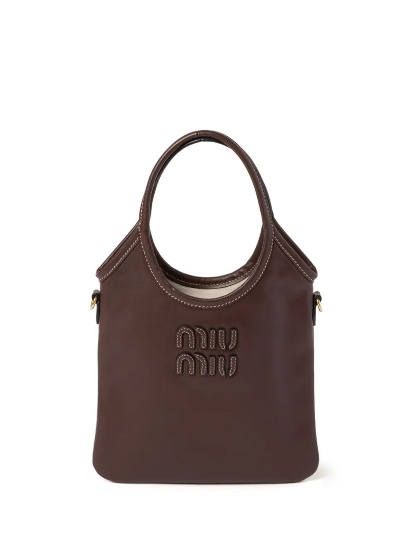 Miu Miu Ivy Leather Handbag