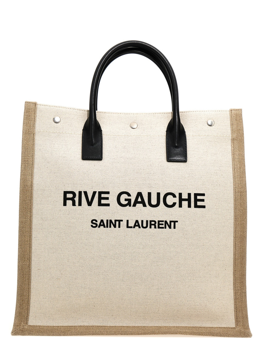 Saint Laurent 'rive Gauche North/south' Shopping Bag In White