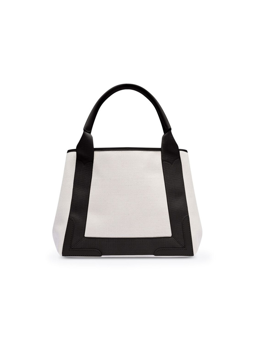 Balenciaga White Small Navy Cabas Satchel Bag for Women Online