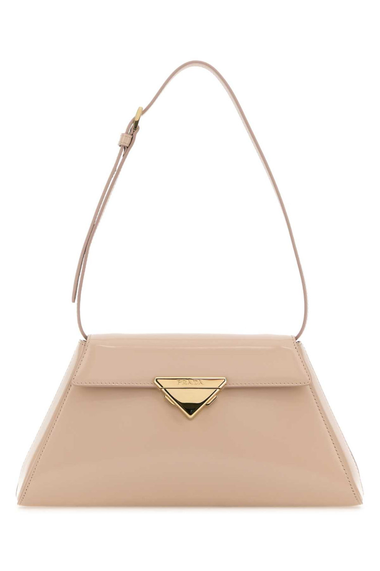 Prada Borsa A Spalla In Pelle Rosa Cipria  Donna In Pink
