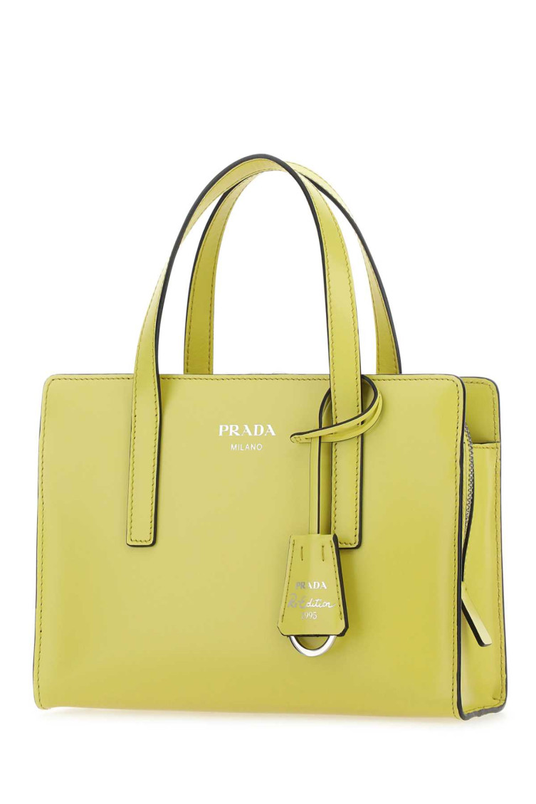 トートバッグ PRADA Acid Green Leather Re-Edition 1995 Handbag RARE Prada 1995 Bag? + Prada Re-Edition 1995 Differences And