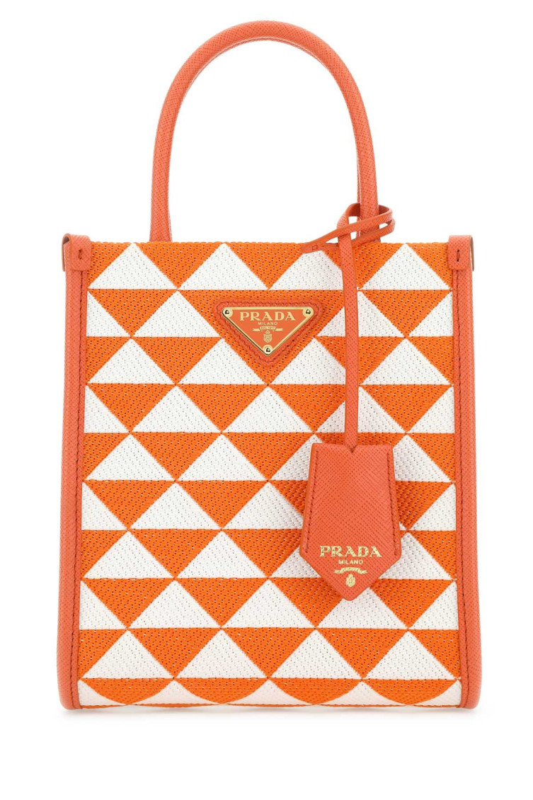 Prada orange crossbody bag on sale