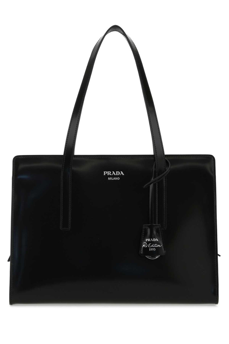 Shop Prada Black Re-edition 1995 Tote Bag
