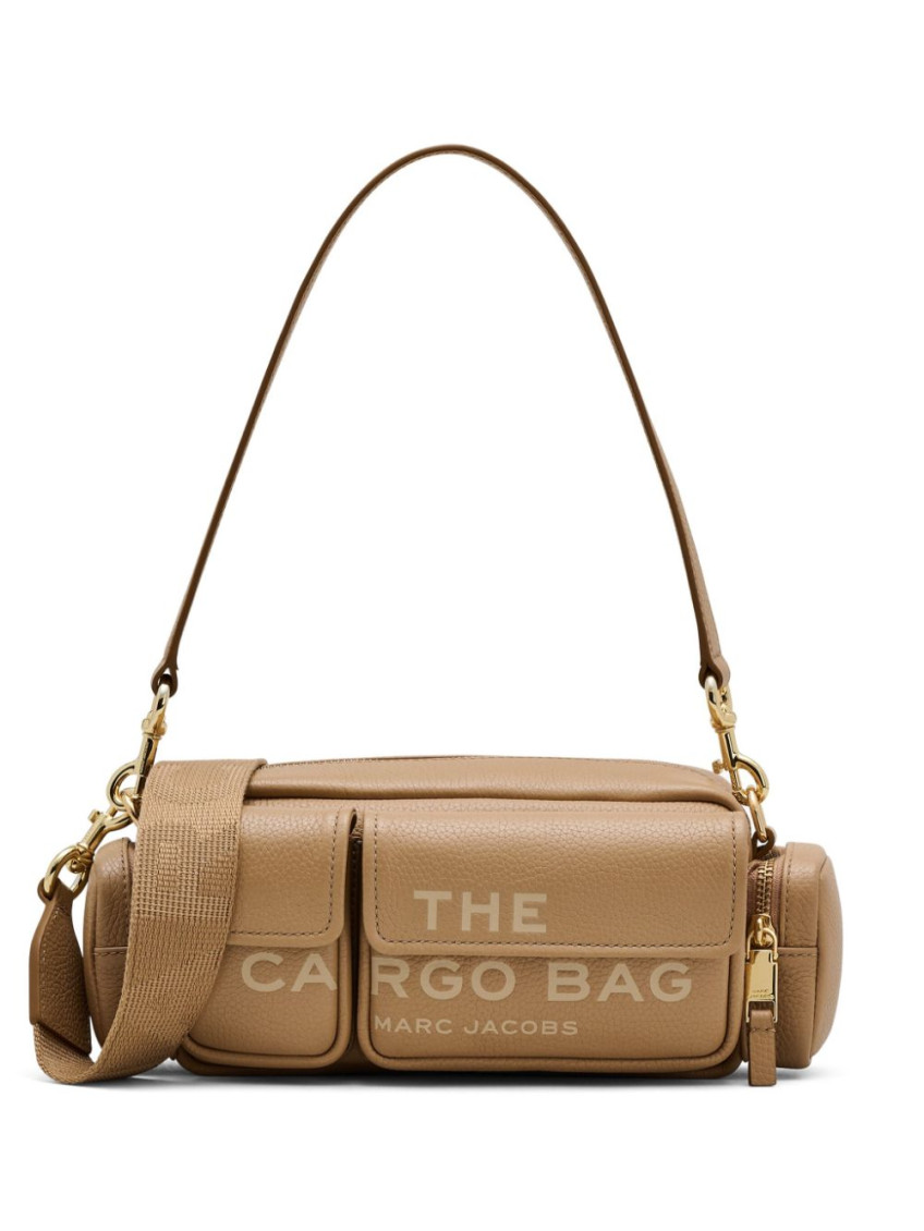 Marc Jacobs The Cargo Leather Shoulder Bag In Light Brown