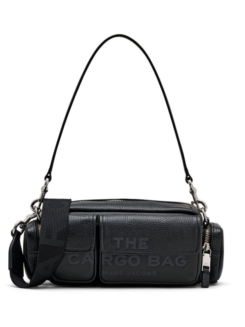 Marc Jacobs The Cargo Bag Leather Shoulder Bag In Black