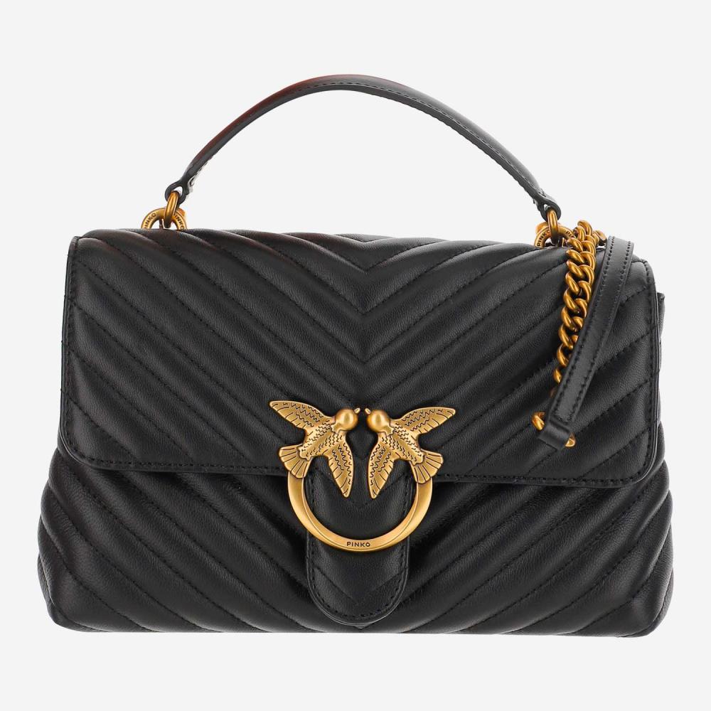 Pinko Love Lady Puff Big Bag In Black