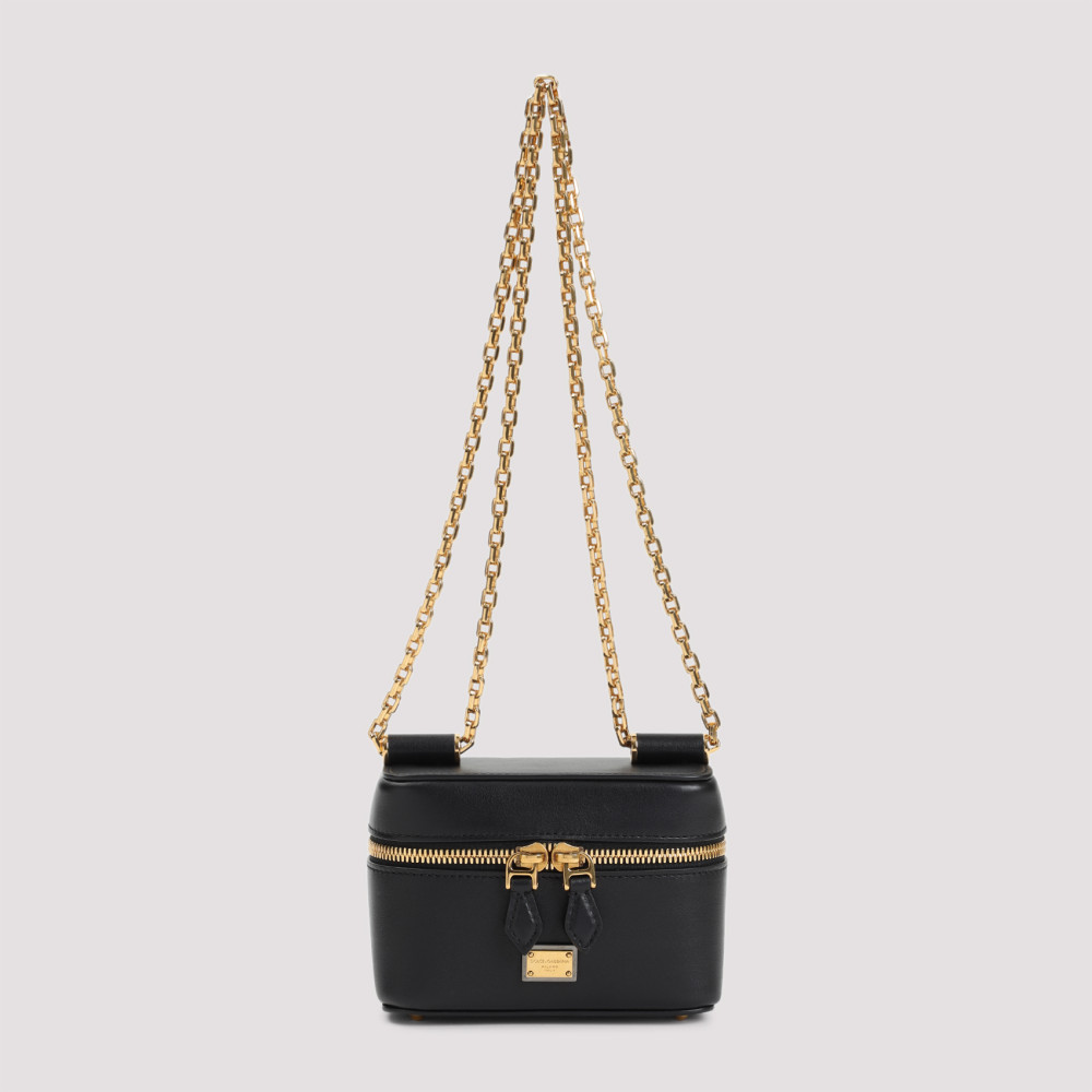 Dolce & Gabbana Black Sicily Handbag In Black