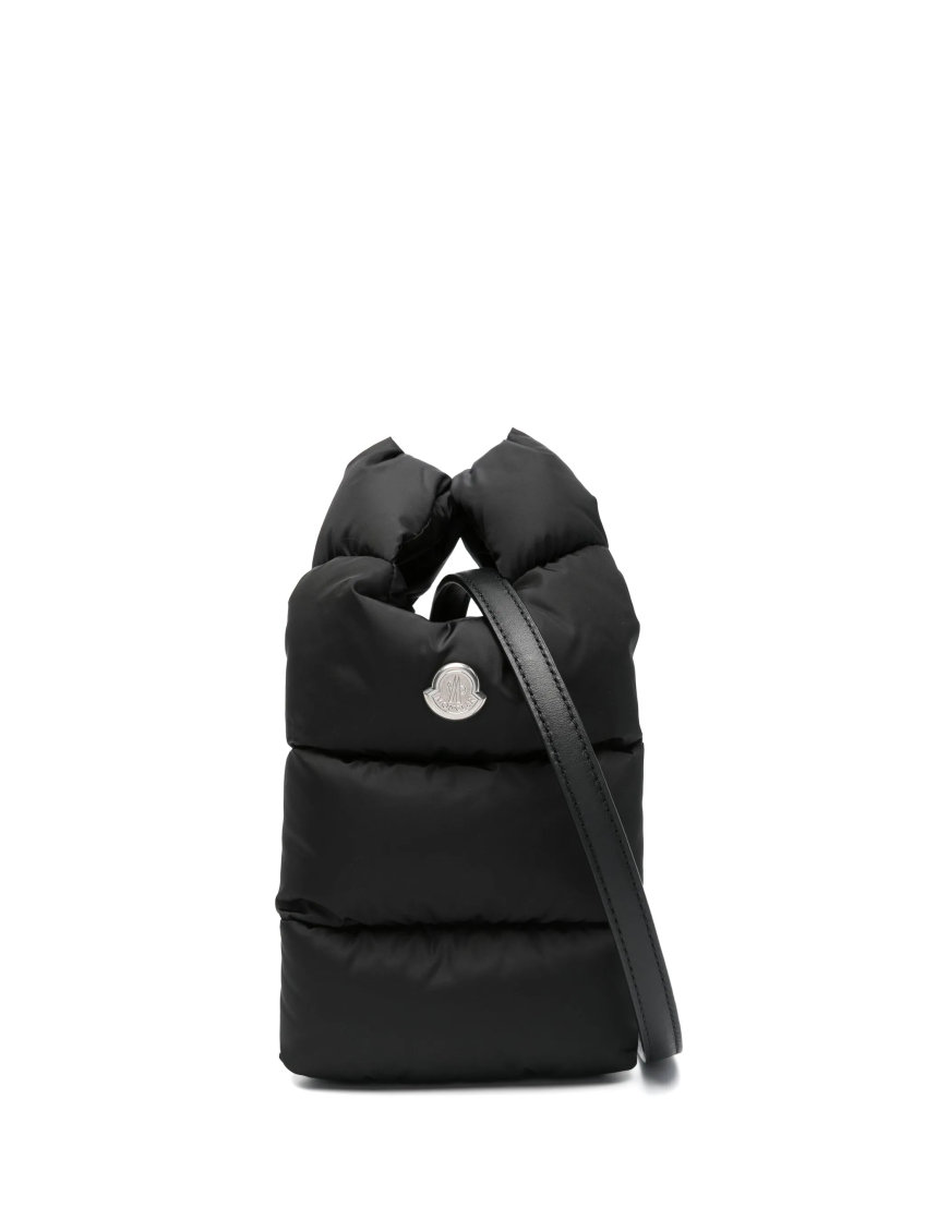 Moncler Legere Small Quilted Shell Cross-body Bag In Black