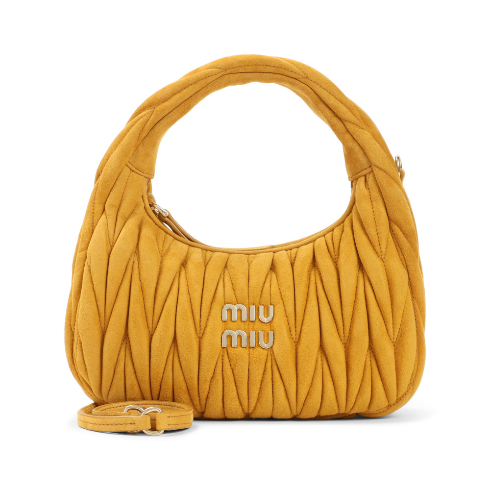 Miu Miu Women's Wander Shoulder Bag In Yellow