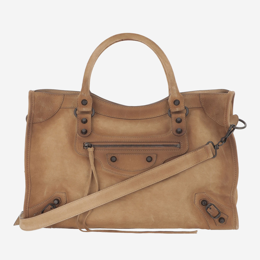 Balenciaga Brown Le City Satchel