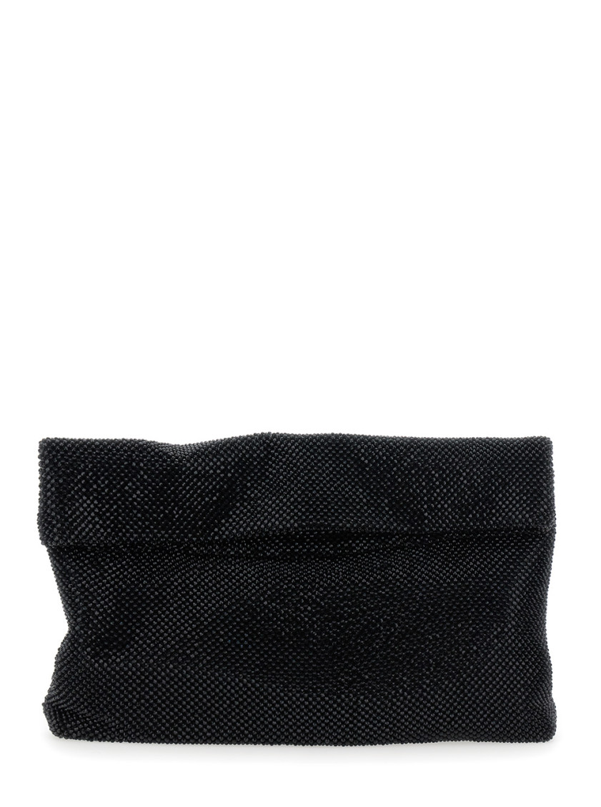 Twenty Four Haitch Black Dunham Clutch In Black