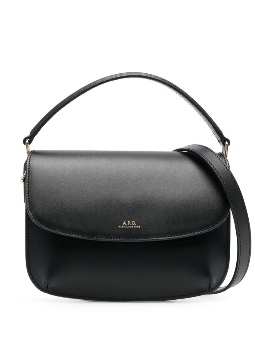 Shop Apc Black Sarah Mini Crossbody Bag