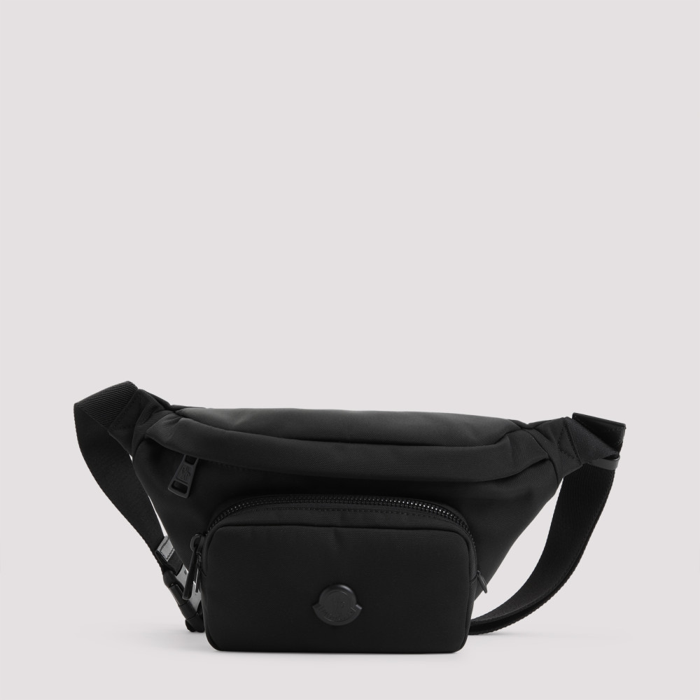 Moncler Black Durance Crossbody Bag In Black