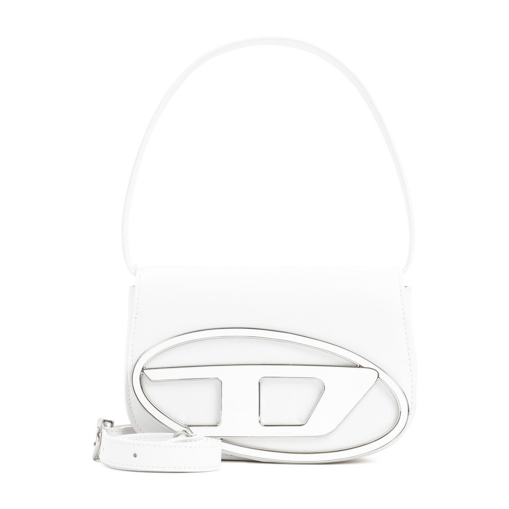 Diesel Women 1dr Leather Shoulder Bag In White
