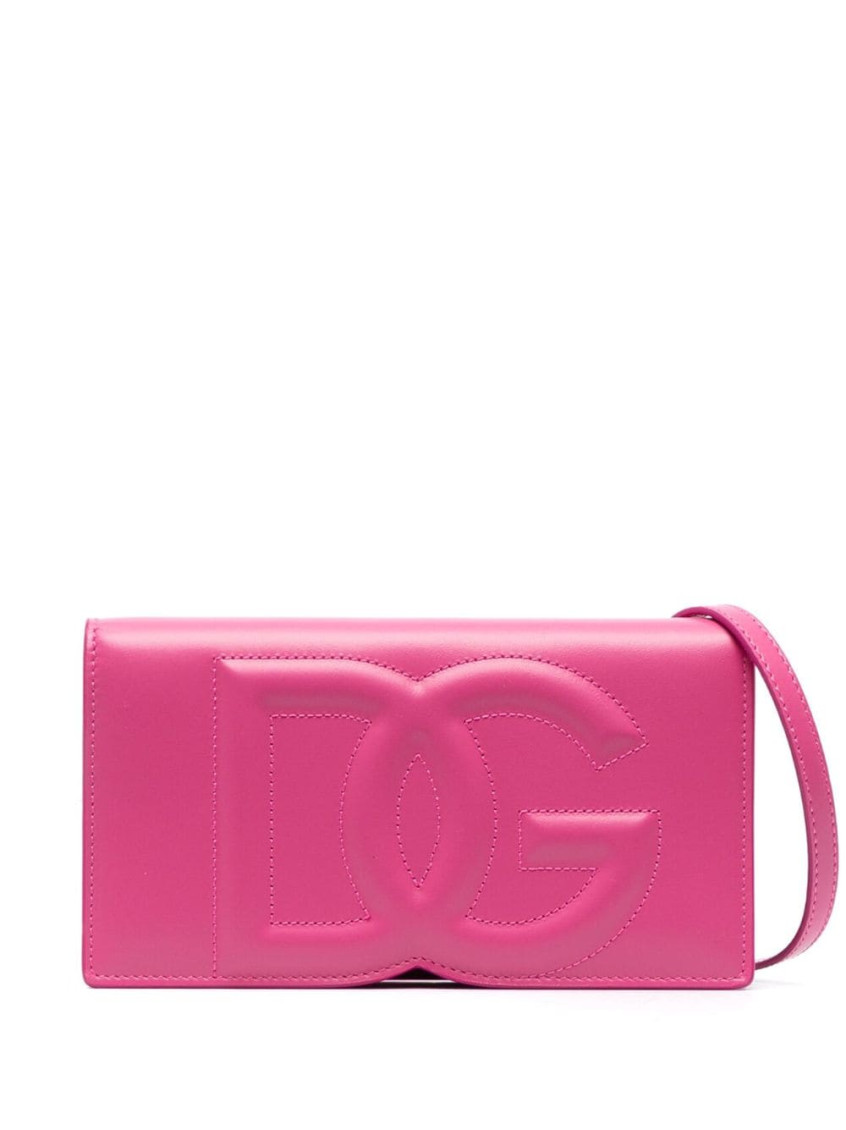 Dolce & Gabbana Phone Bag Dg Logo In Red