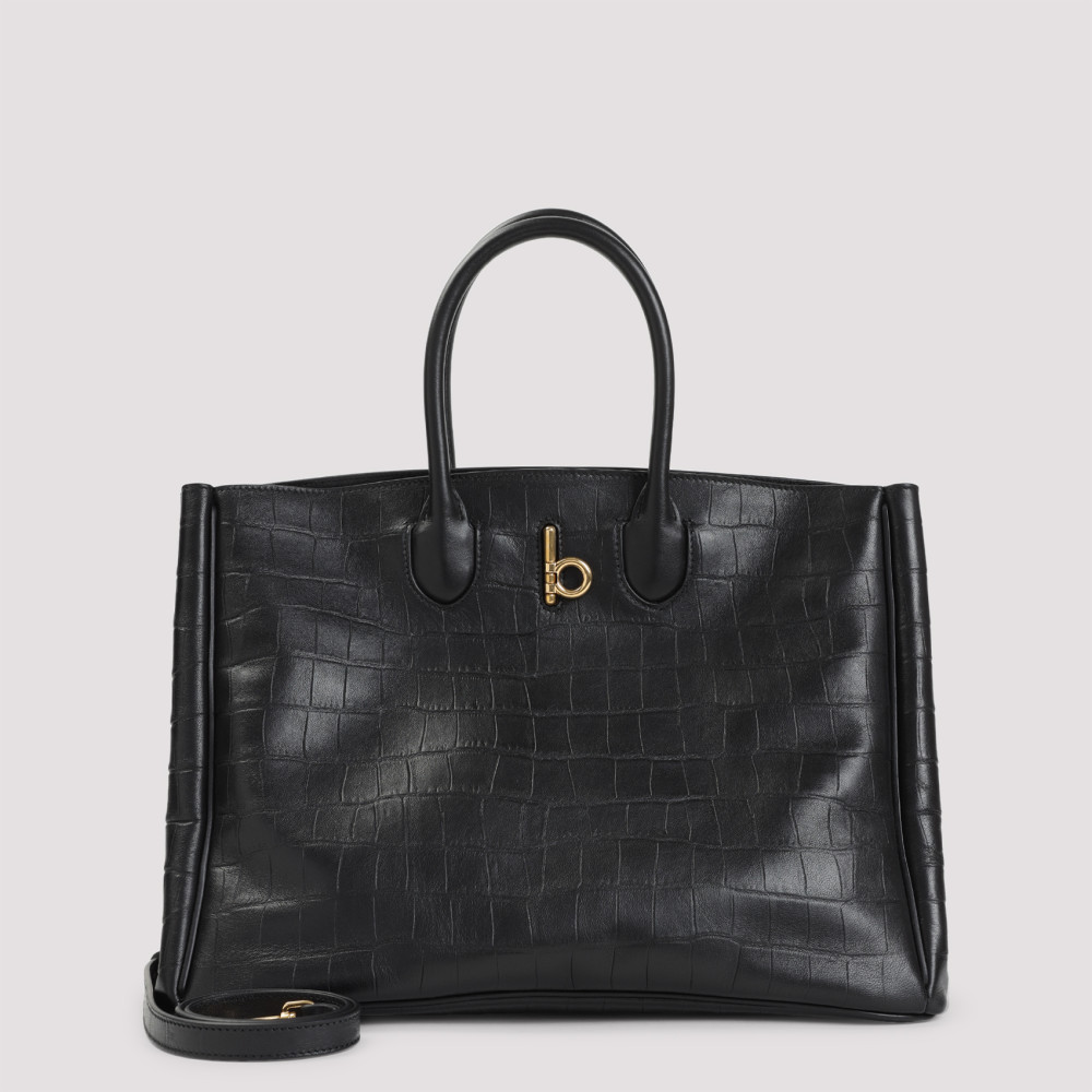 Burberry Rocking Horse Tote Bag Women In Black