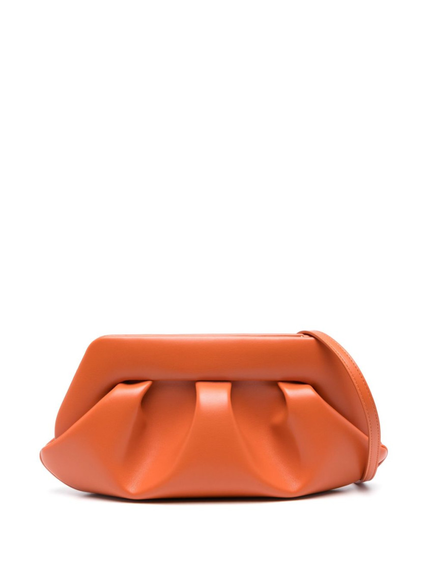 Themoirè Orange Emera Clutch