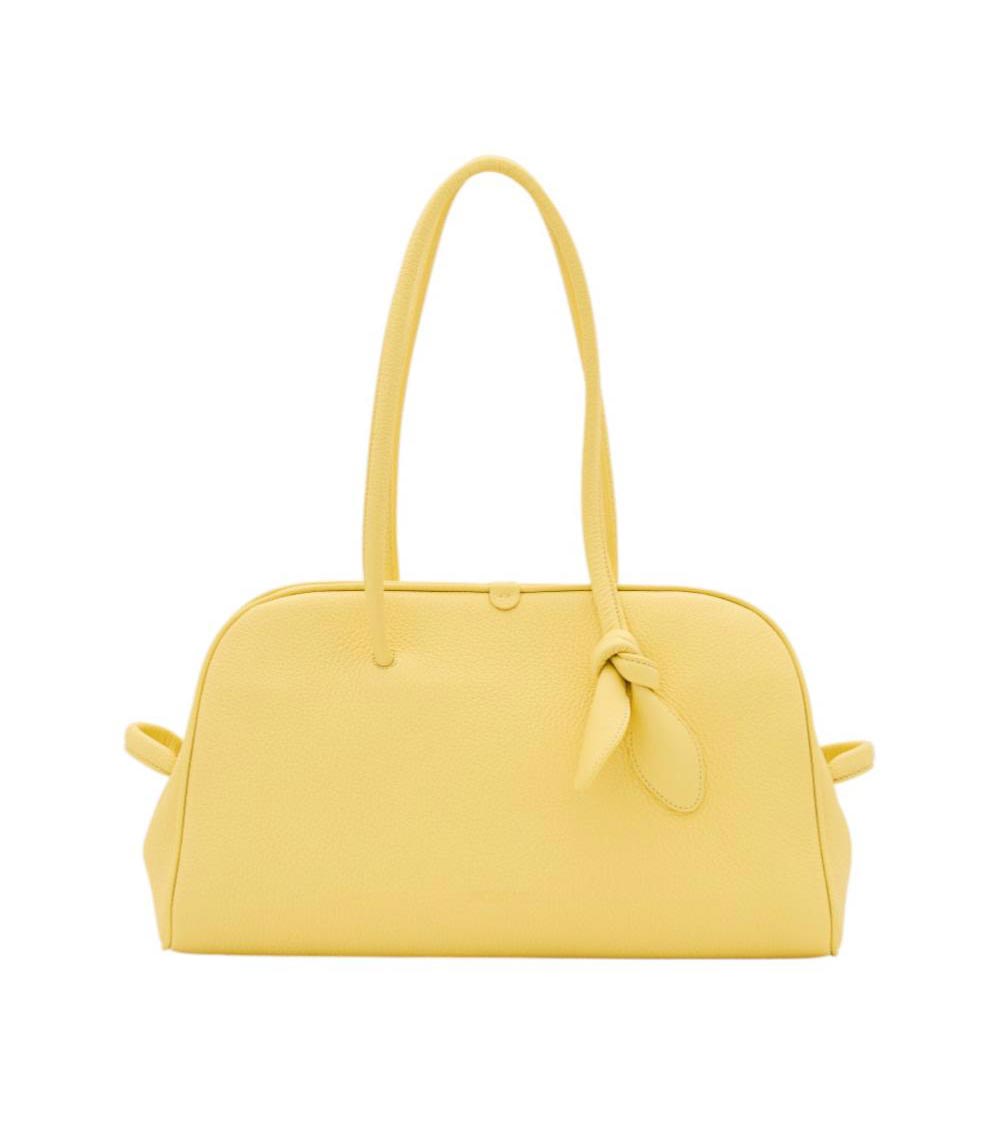 Jacquemus Shoulder Bag 'the Turismo' In Yellow Leather