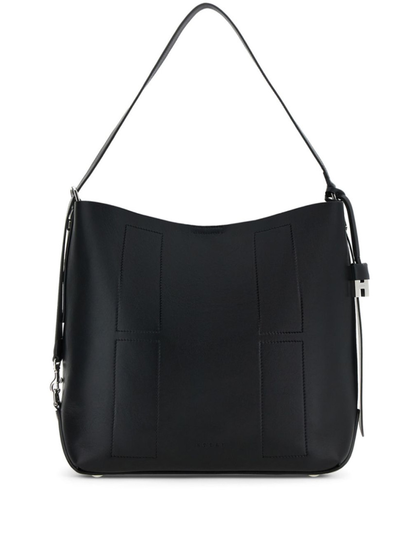 Hogan Medium Leather Shoulder Bag With Adjustable Strap