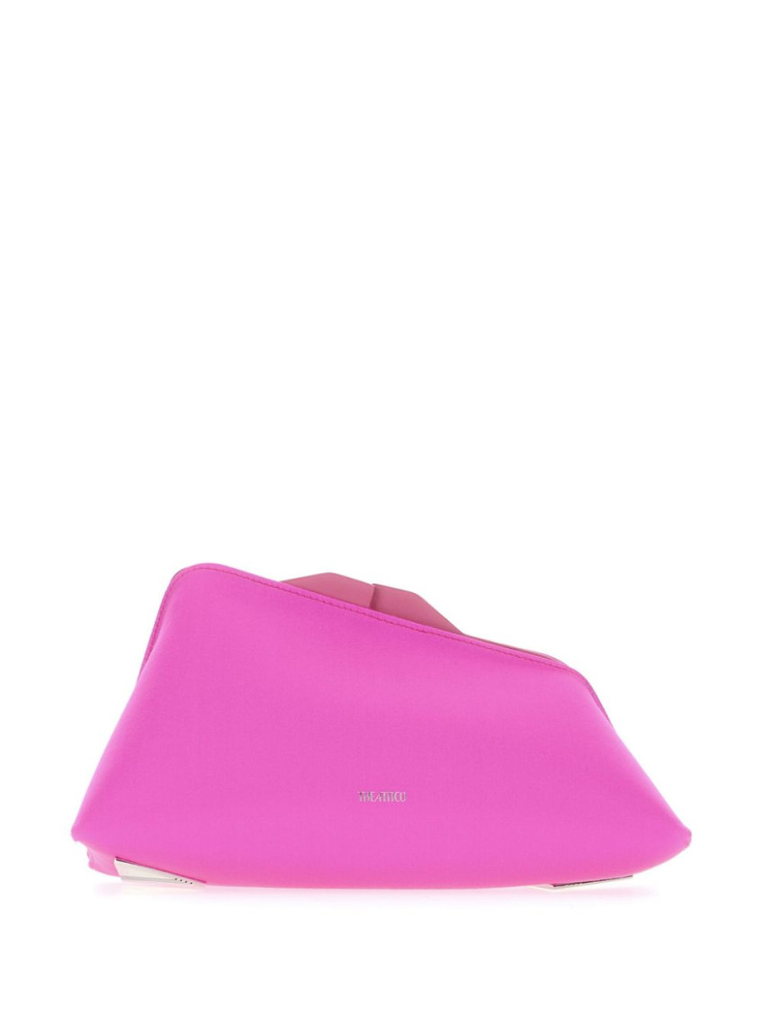 Attico Fuchsia 8.30 Pm Satin Clutch