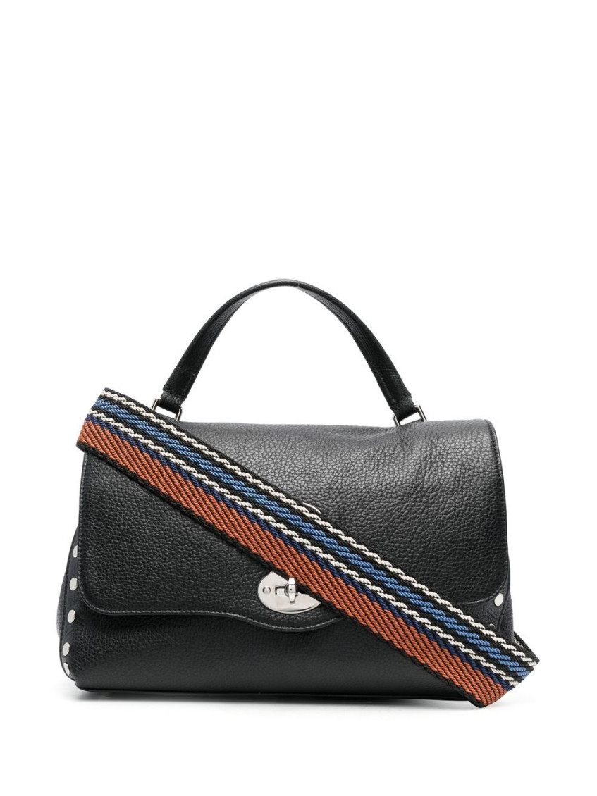 Zanellato Black Positano Small Satchel Bag In Black