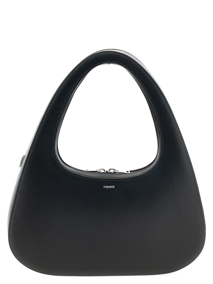 Shop Coperni Black Large Swipe Shoulder Bag