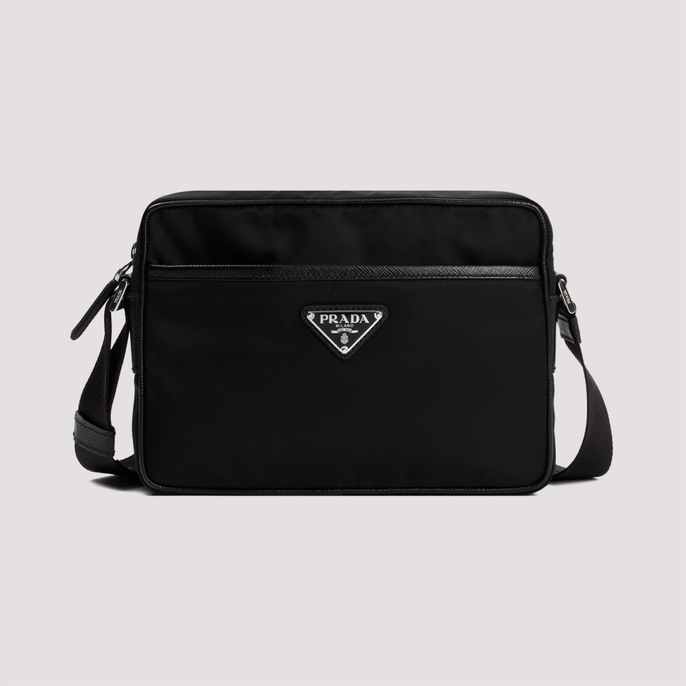 Prada Black Re Nylon Crossbody Bag for Men Online India at Darveys.com