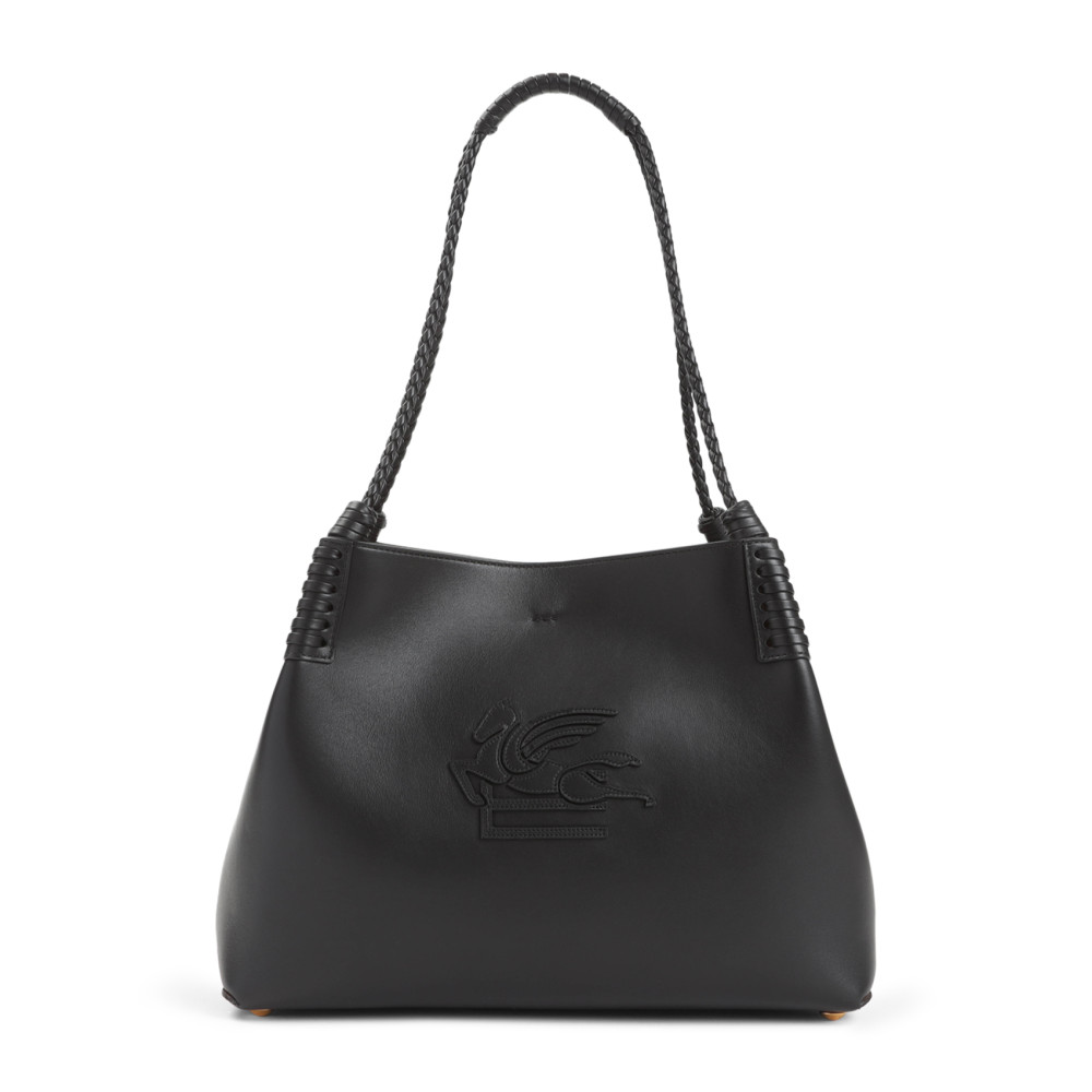 Etro Black Libra Small Shoulder Bag In Black