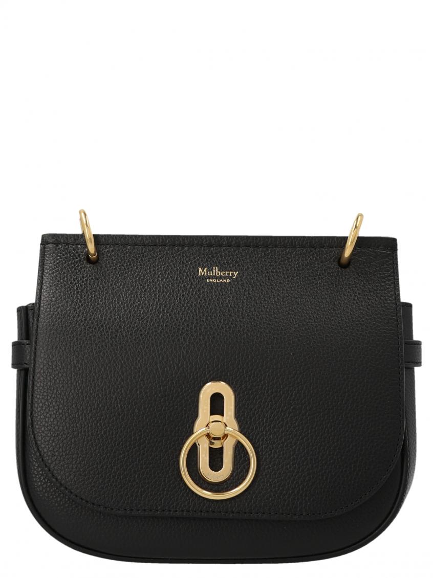 Mulberry Black Amberley Small Crossbody Bag In Multi