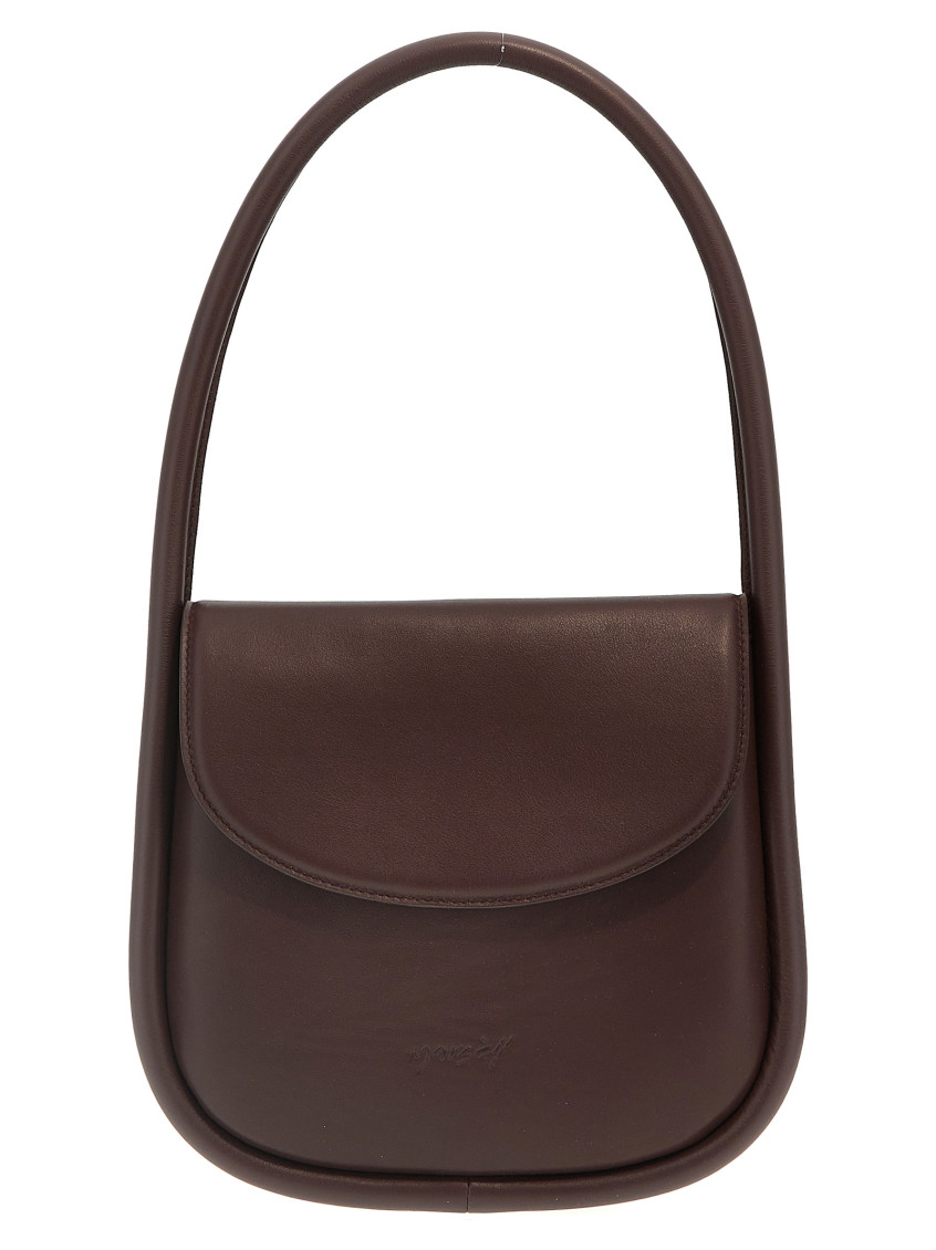 Shop Marsèll Maroon Mezzotonda Handbag