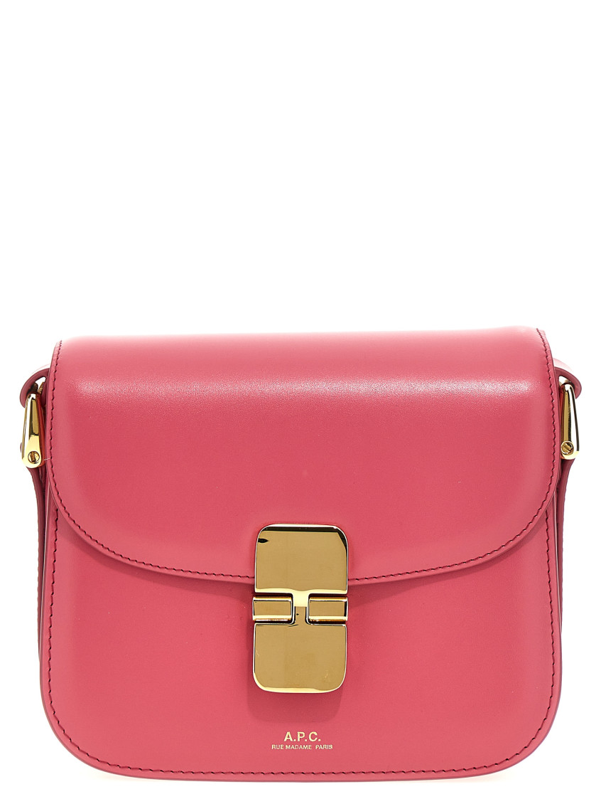 Shop Apc Fuchsia Grace Mini Crossbody Bag