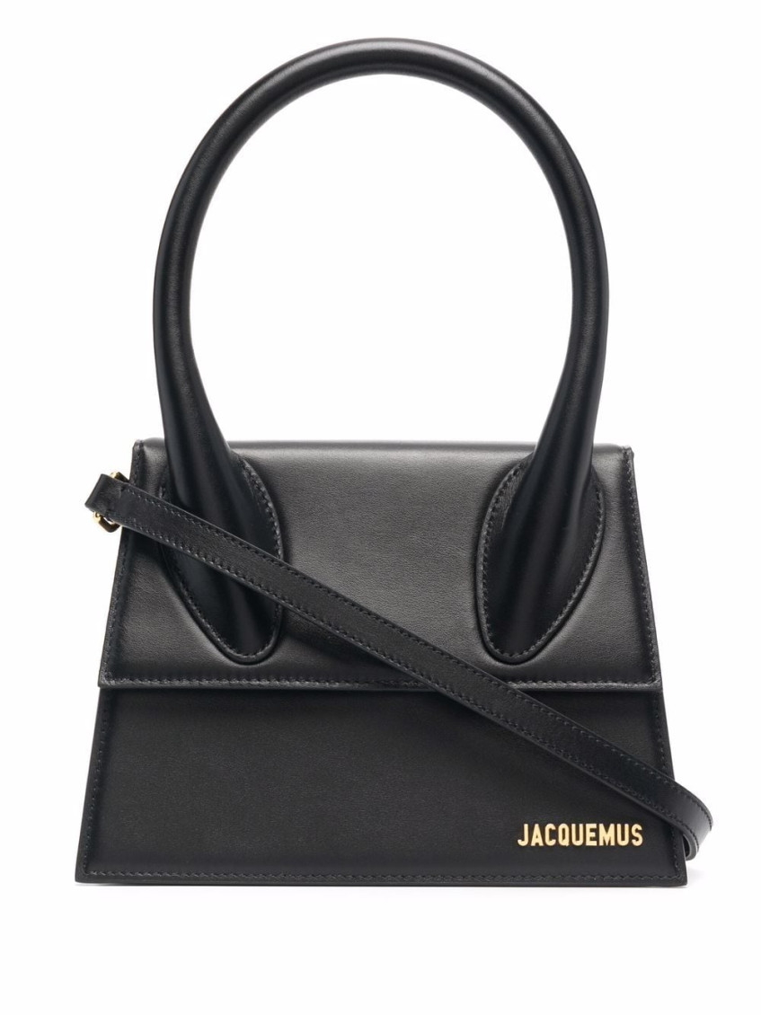Jacquemus Small Handle And Removable Shoulder Strap In Black