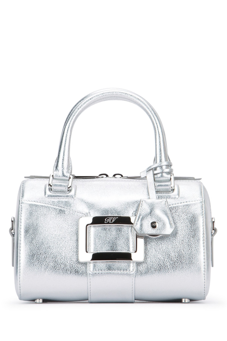 Roger Vivier Silver Belle Satchel