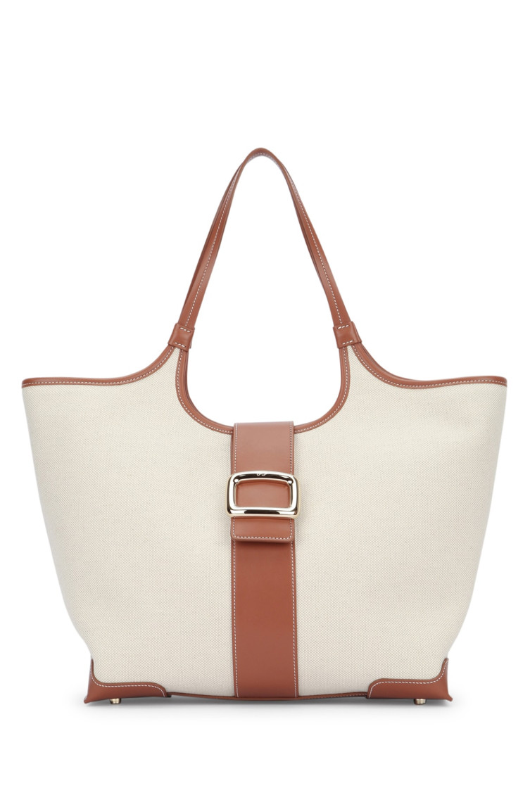 Roger Vivier Beige Choc Medium Tote