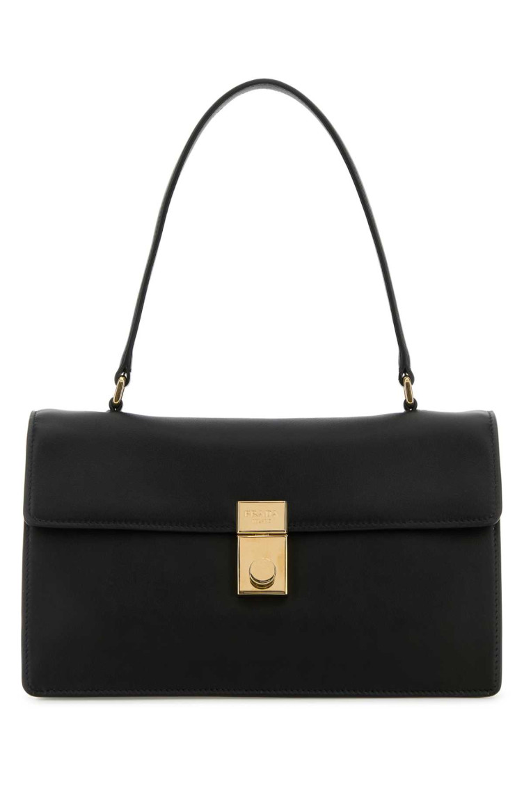 Prada Handbag Leather Structured Top Handle