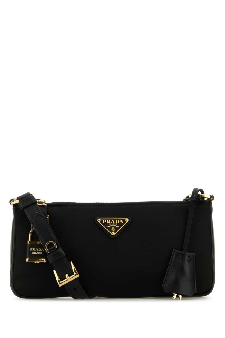 Prada Re-nylon And Leather Shoulder Bag
