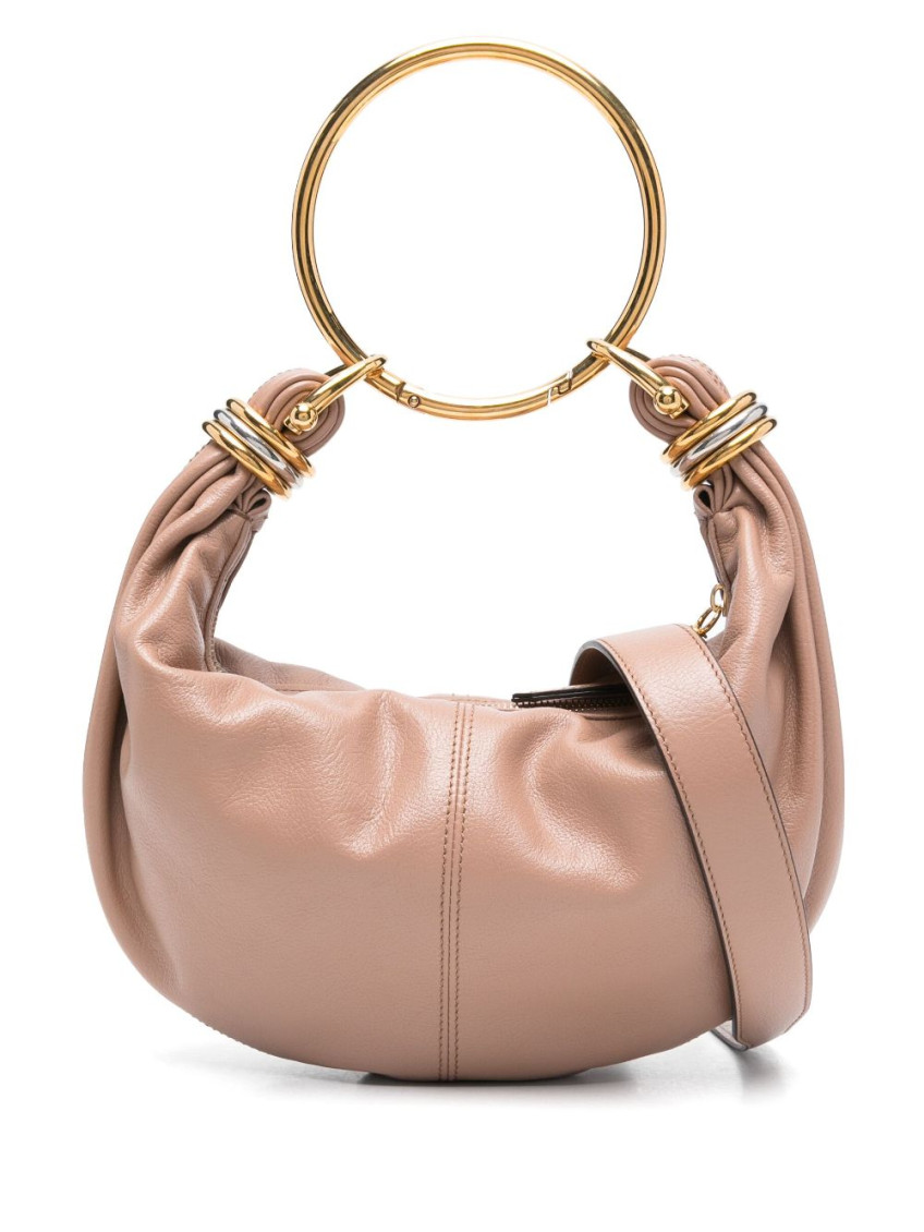Chloé Pink Bracelet Small Leather Hobo