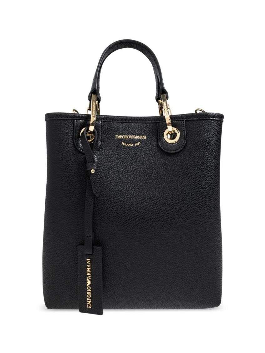 Emporio Armani Deer Print Myea Vertical Shopper Bag